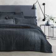 Sheridan Abbotson Linen Pillow Sham Carbon