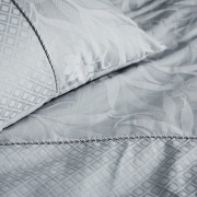 Sheridan Corniche Pillowcase Pair Frost Grey