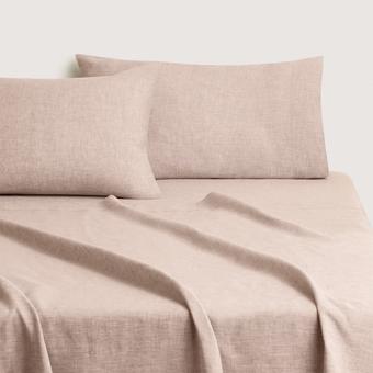 Abbotson Linen Flat Sheet (clay marle)
