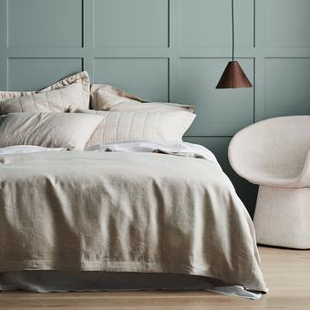 Abbotson Linen Quilt Cover (flax)
