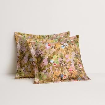 Abbotson Linen Ariee European Sham (moss)