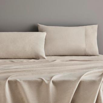 Abbotson Linen Fitted Sheet (flax)