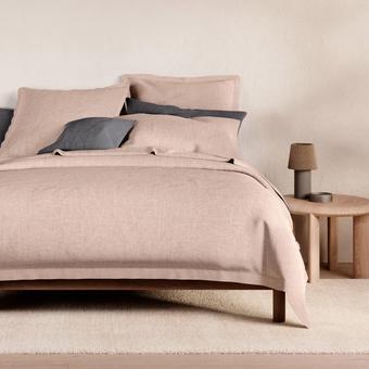 Abbotson Linen Quilt Cover (clay marle)