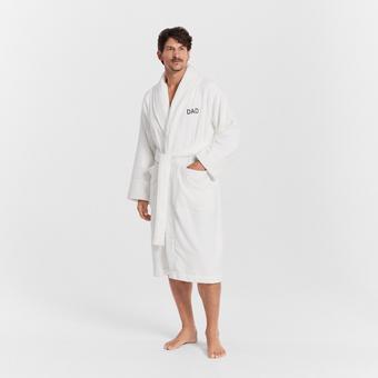 Aven Dad Robe (White)