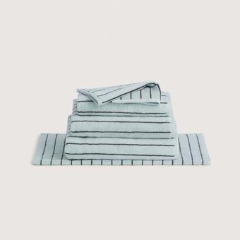Aven Stripe Towel Collection (rain)