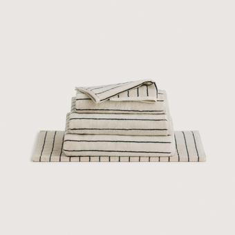 Aven Stripe Towel Collection (limestone)