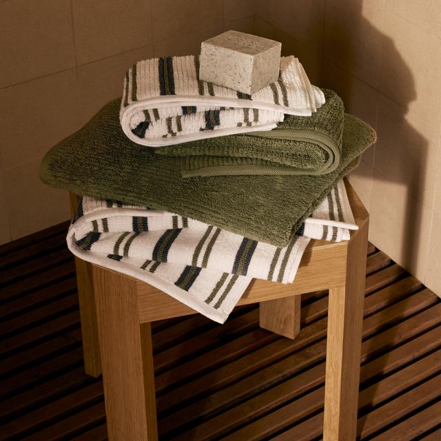 Living Textures Stripe Towel Collection