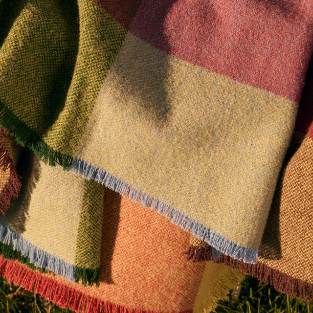 Alden Check Australian Wool Blanket