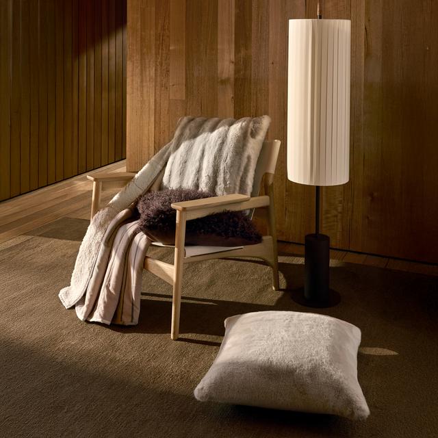 Carlson Faux Fur Breakfast Cushion