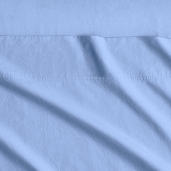Bayley Washed Cotton Sheet Set (cornflower)