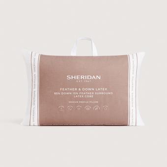 Deluxe Feather & Down Latex Pillow (pure white)