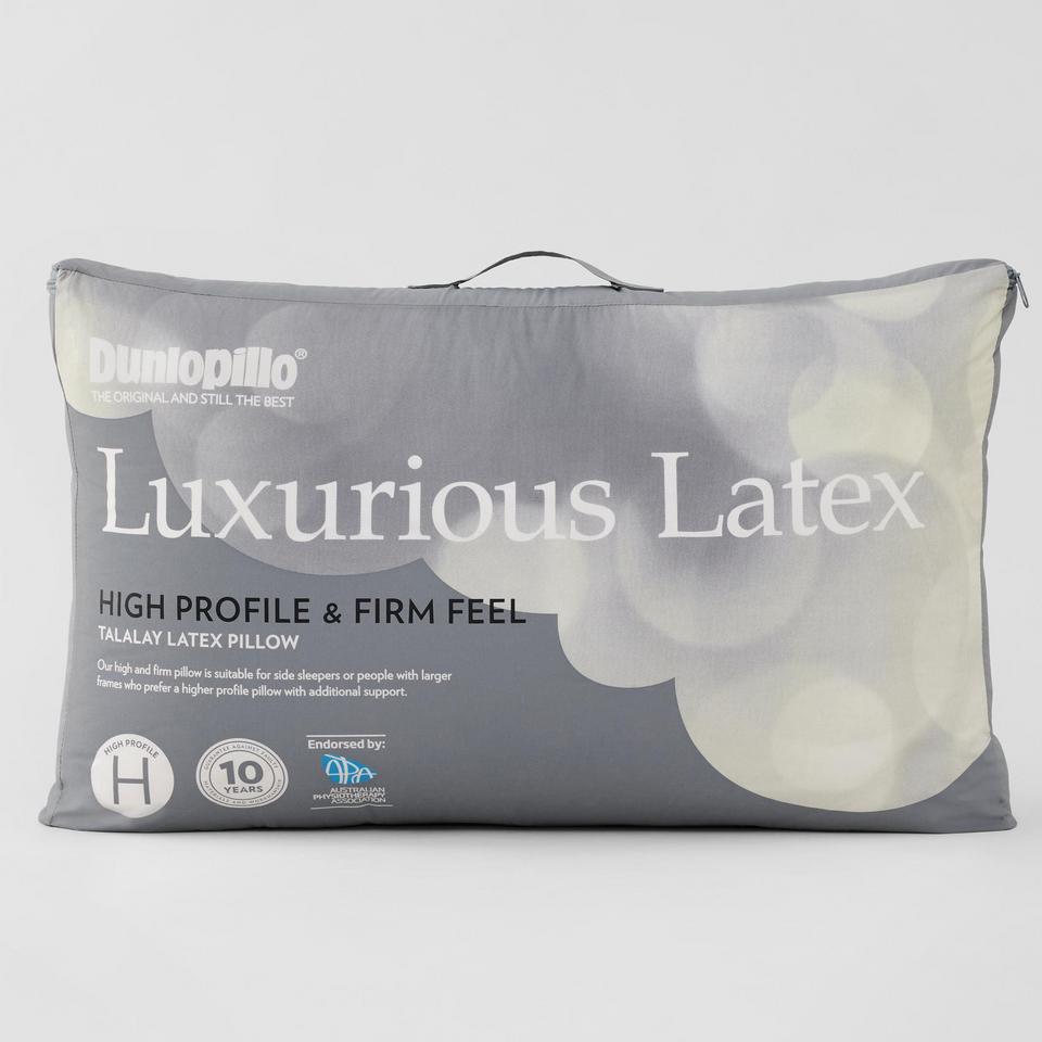 Luxurious Latex High Profile Firm Feel Pillow