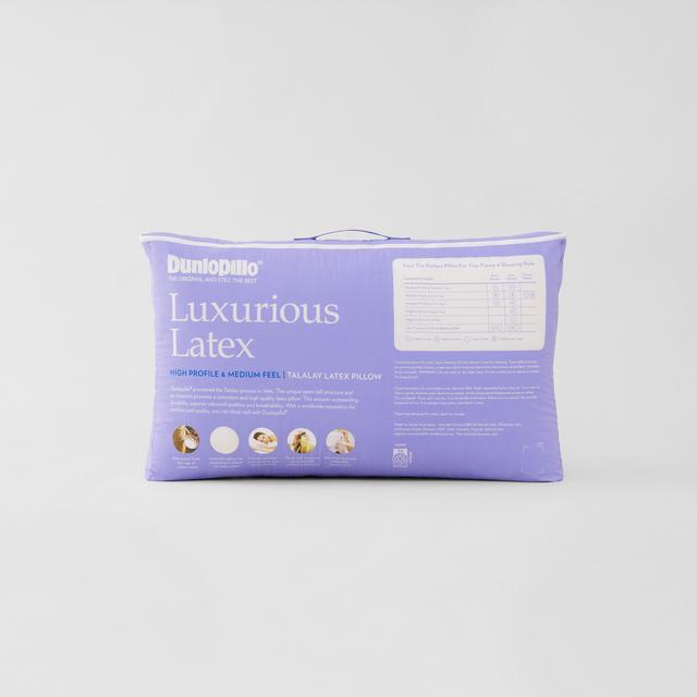 Luxurious Latex High Profile Medium Feel Pillow