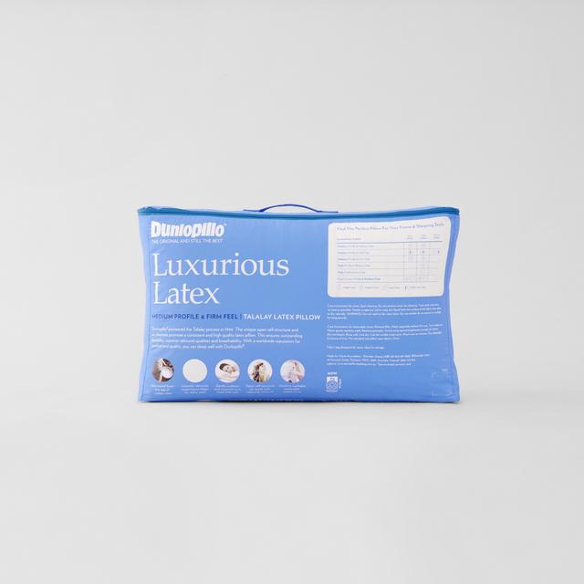 Luxurious Latex Medium Profile Firm Feel Pillow