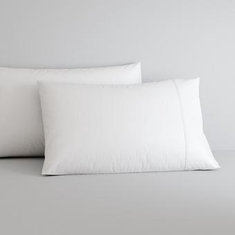 Egyptian Cotton Sateen Pillowcase Pair (White)
