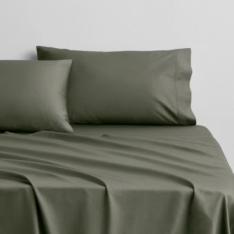 Egyptian Cotton Sateen Sheet Set (olive grey)