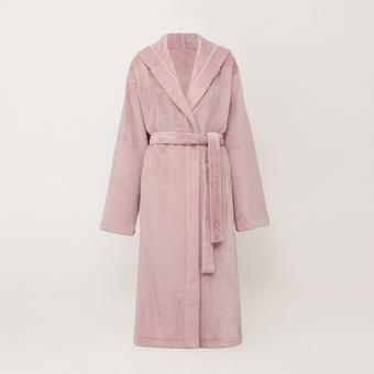 Elemental Hooded Plush Robe (purple dusk)