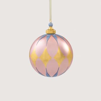 Harlequin 10cm Ball (pink/breeze)