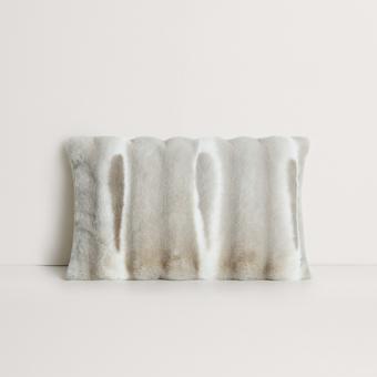 Leider Faux Fur Breakfast Cushion (mink)