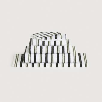 Living Textures Stripe Towel Collection (jungle)
