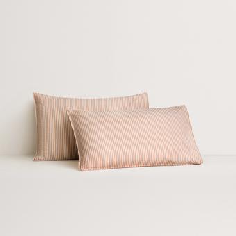 Reilly Stripe Duo Pillowcase (spice)