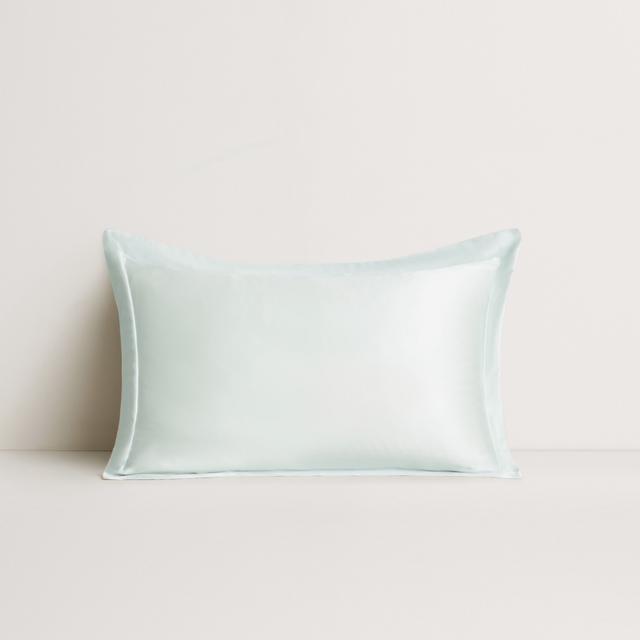 Lanham Silk Pillowcase in light peppermint