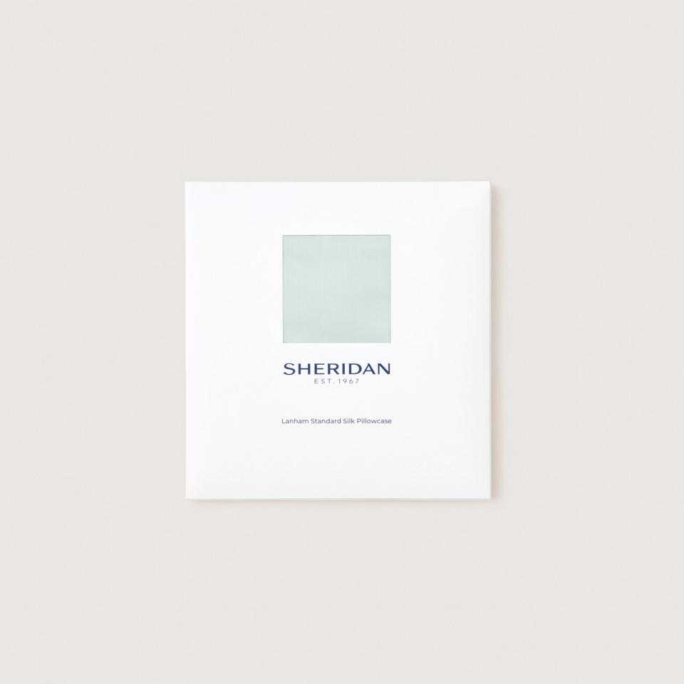 Lanham Silk Pillowcase in light peppermint