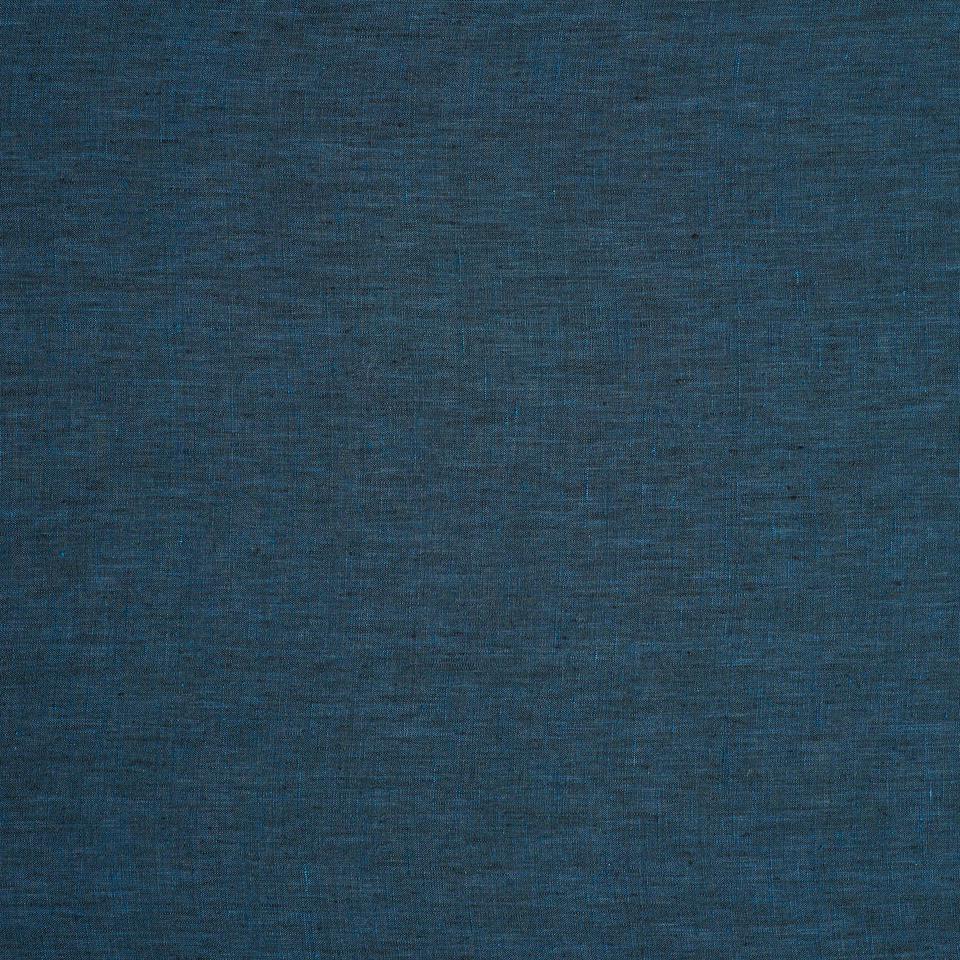 Abbotson Linen Fitted Sheet in deep blue marle
