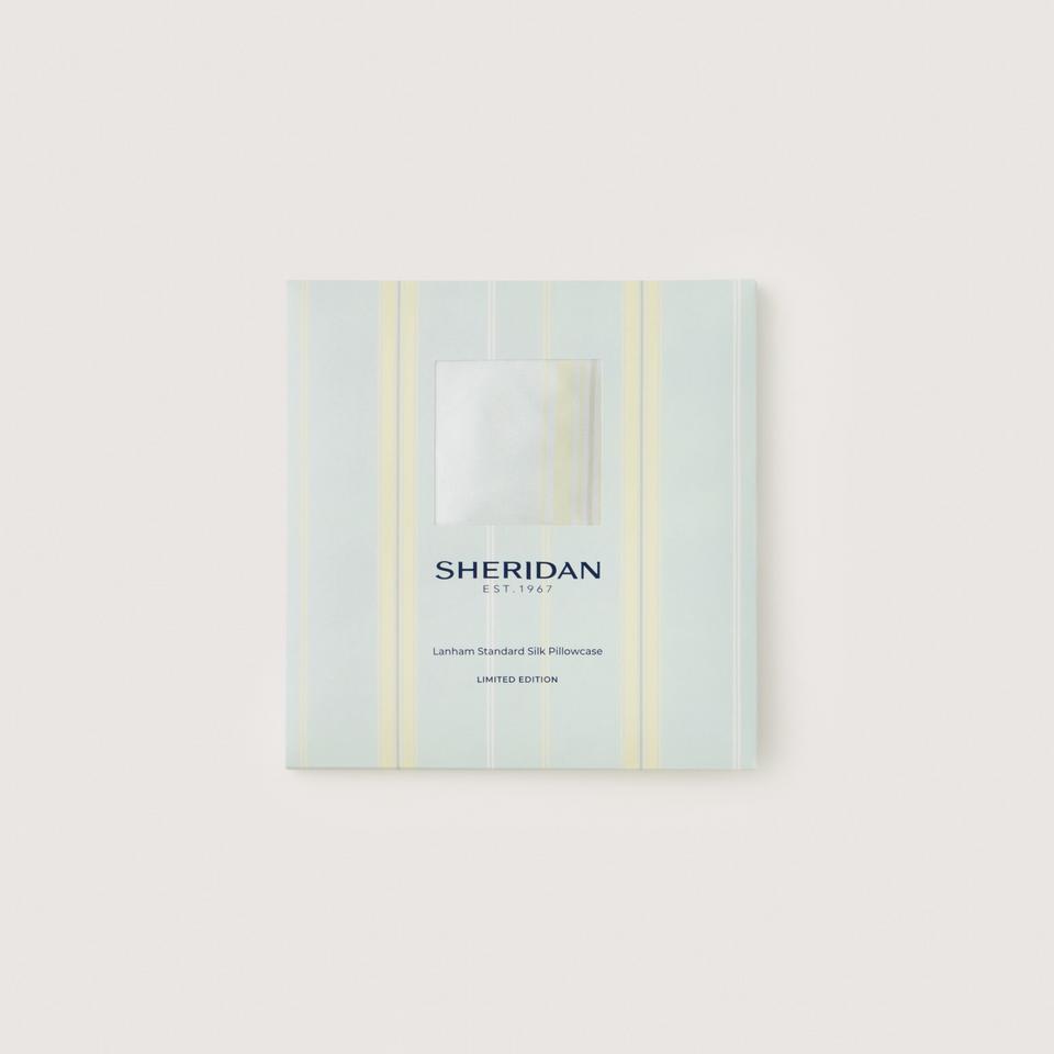 Lanham Limited Edition Pillowcase in light peppermint