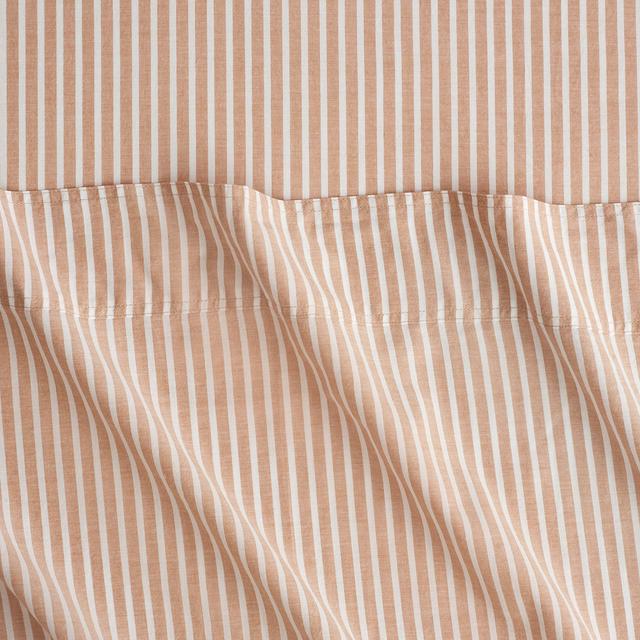 Reilly Stripe Sheet Set in spice