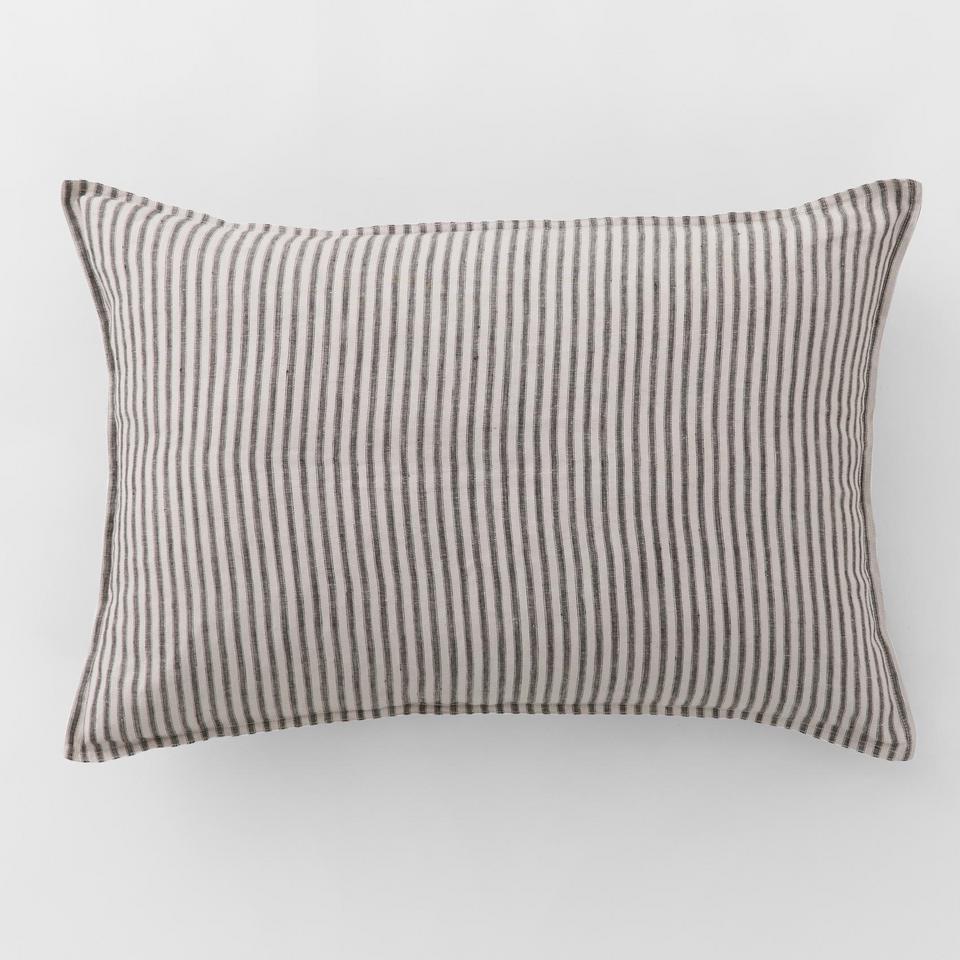 Abbotson Linen Breakfast Cushion in carbon