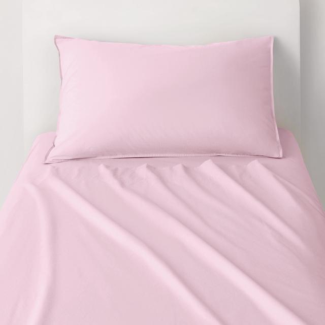 Bayley Washed Cotton Sheet Set in violet ice