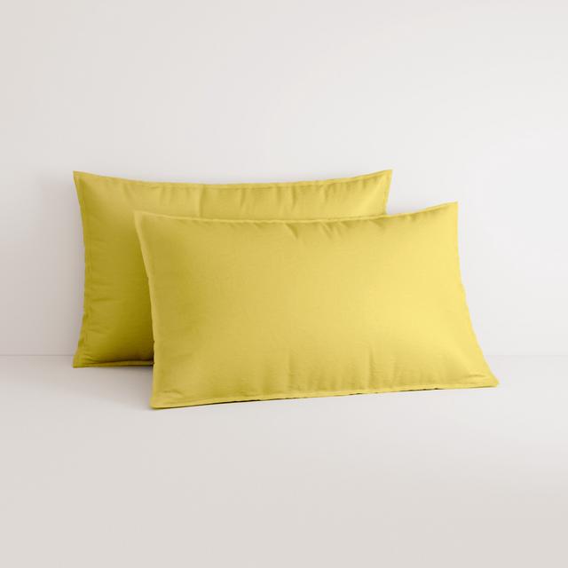 Bayley Washed Cotton Sheet Set in light sunlight