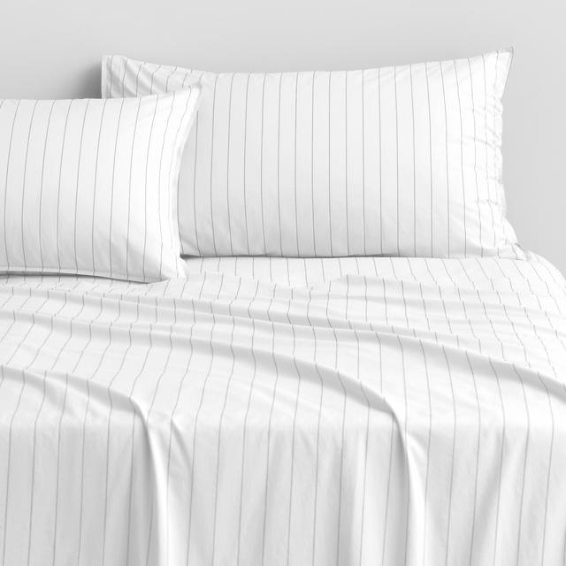 Bayley Stripe Washed Percale Pillowcase Pair