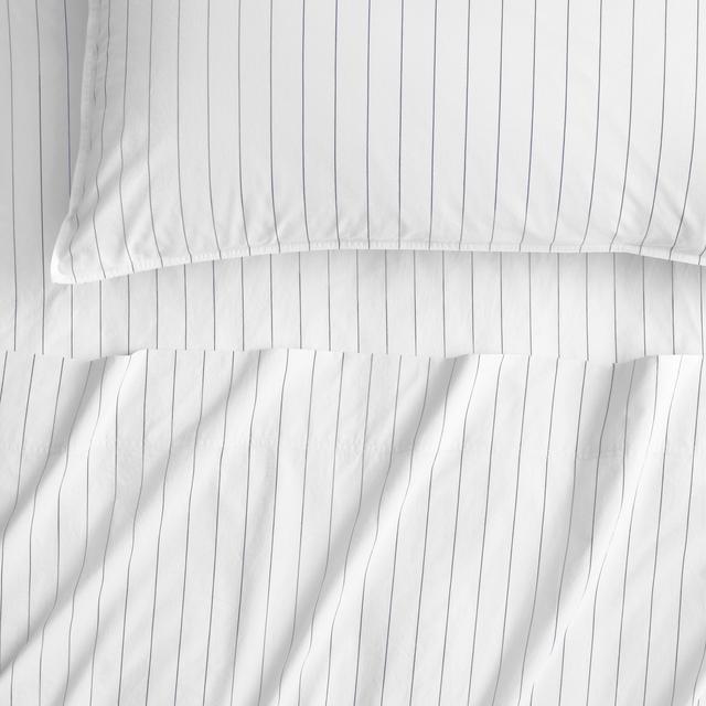 Bayley Stripe Washed Percale Pillowcase Pair