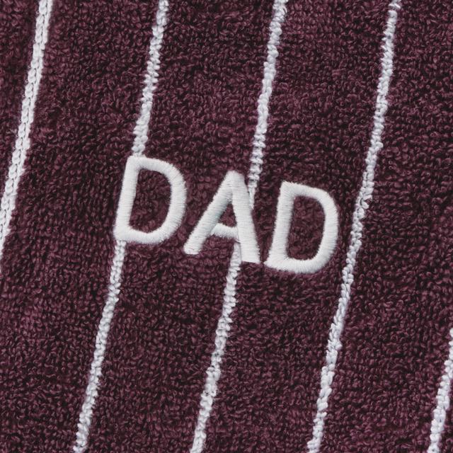 Aven Stripe Dad Robe in clove