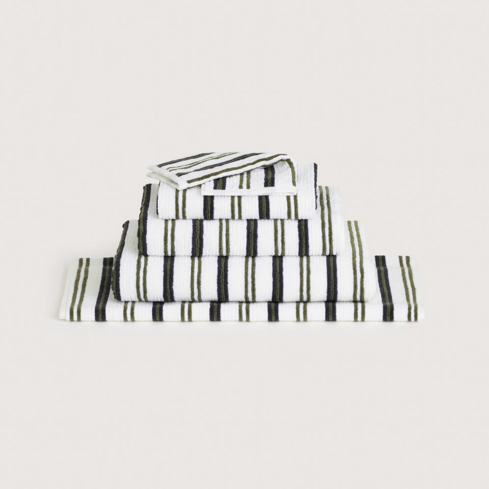 Living Textures Stripe Towel Collection