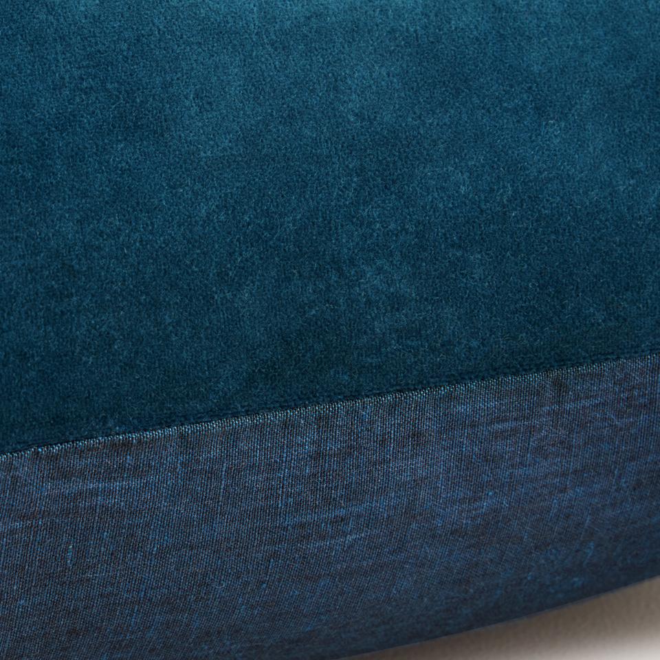 Tessino Square Cushion in deep blue