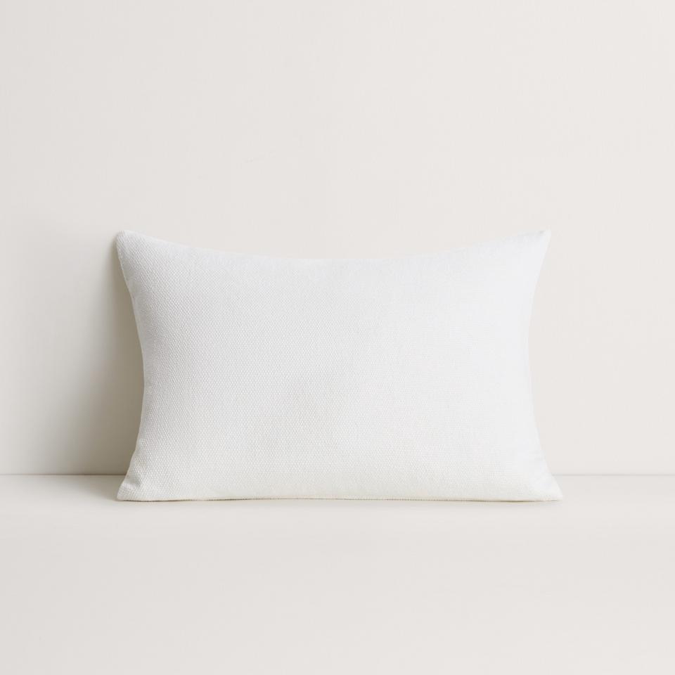 Adman Breakfast Cushion in White