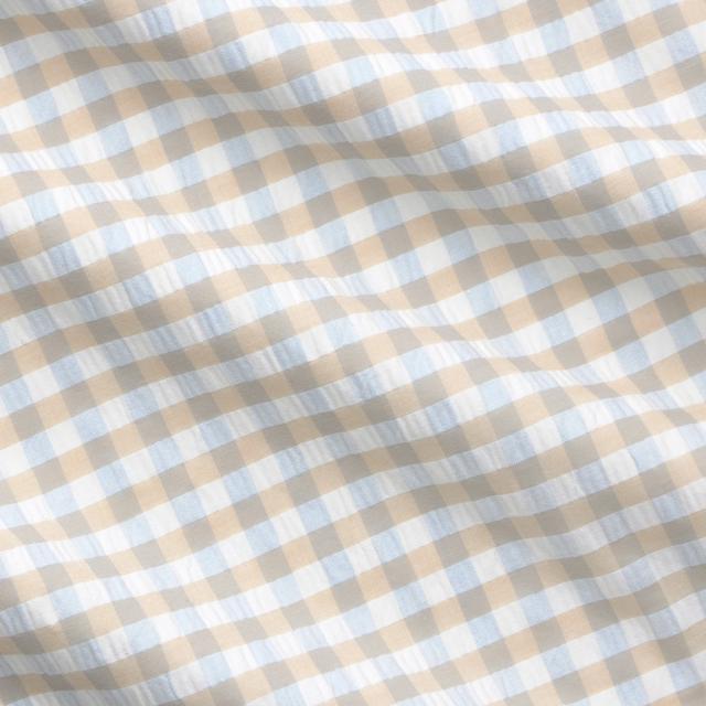 Romi Check Quilt Cover Set in moonstone