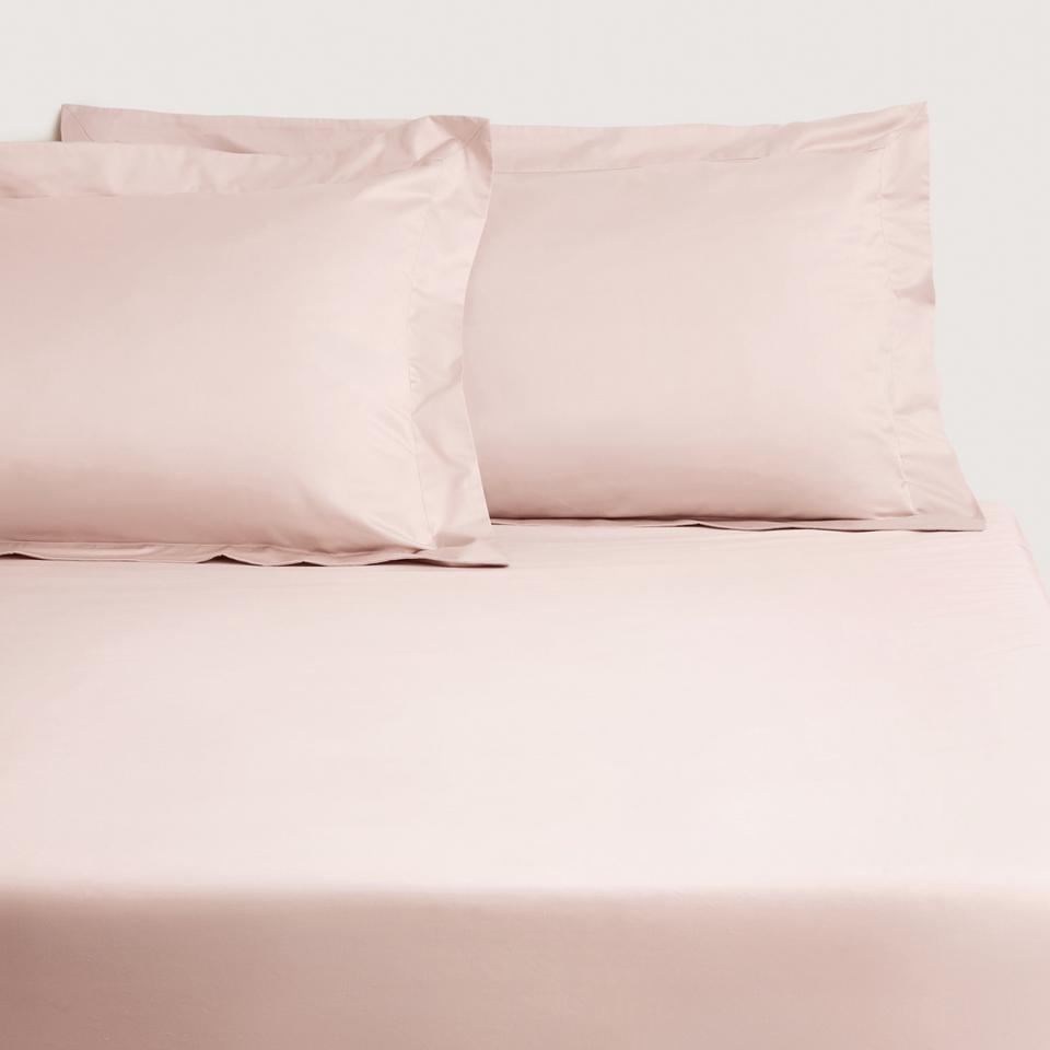 1200Tc Ultimate Sateen Fitted Sheet in Shell