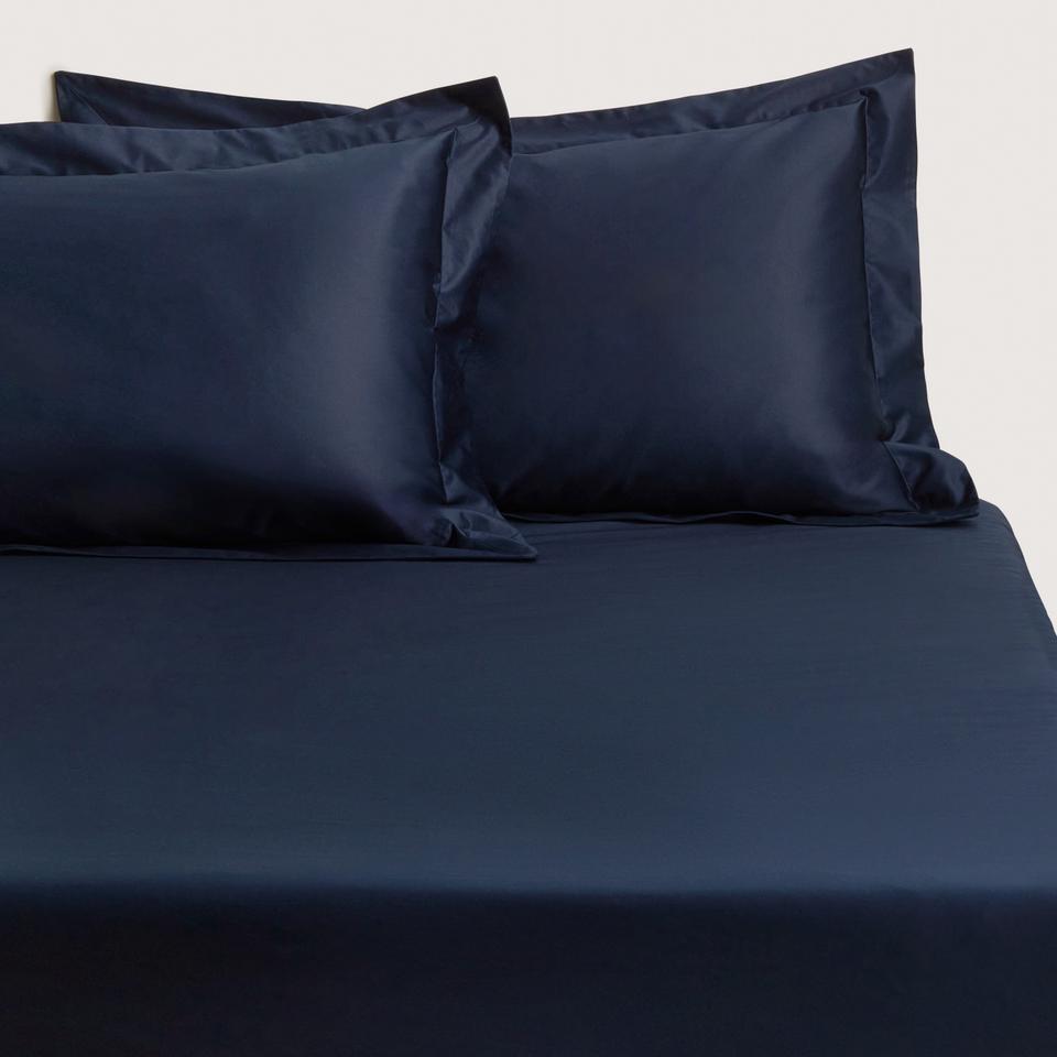 1200Tc Ultimate Sateen Fitted Sheet in Midnight