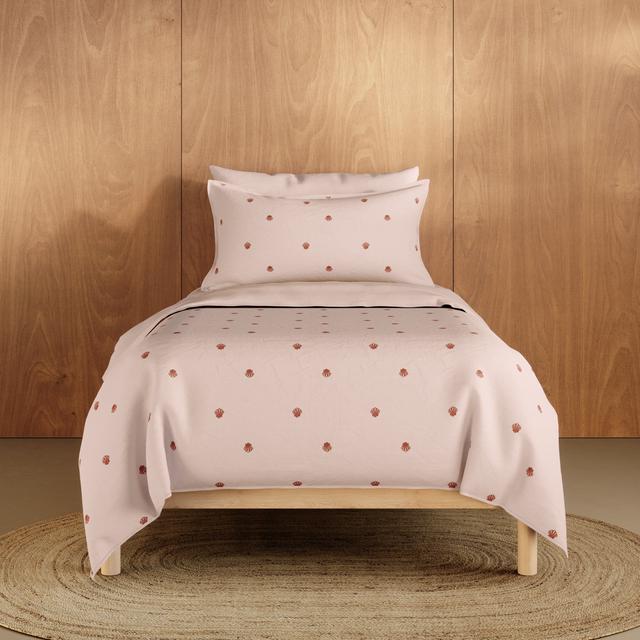 Bayley Shell Washed Percale Quilt Cover Set