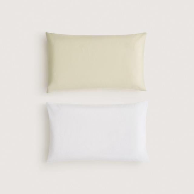Bayley Travel Pillowcase Set in soft green