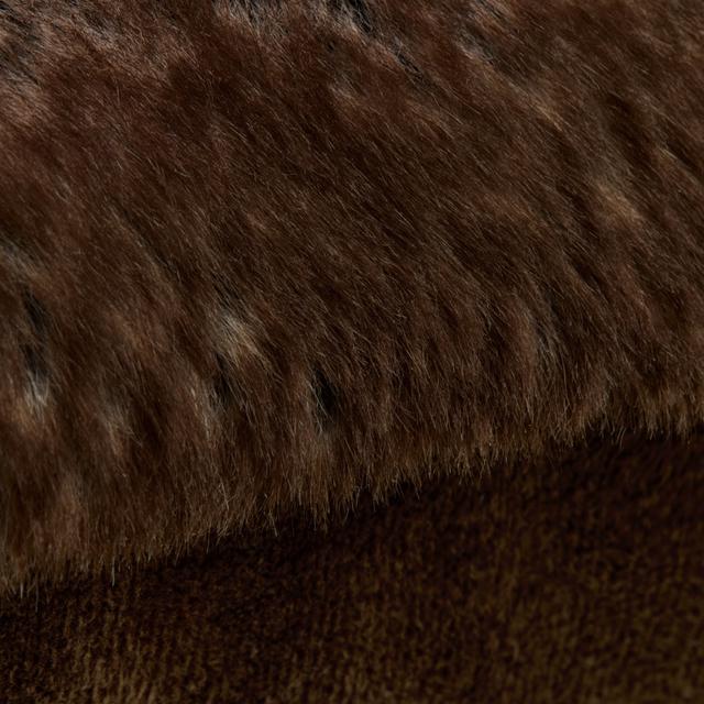 Leider Faux Fur Square Cushion
