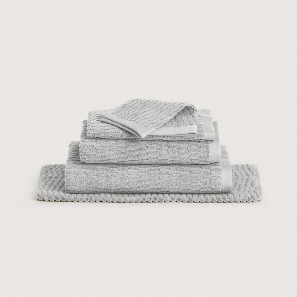 Harrison Towel Collection in greystone