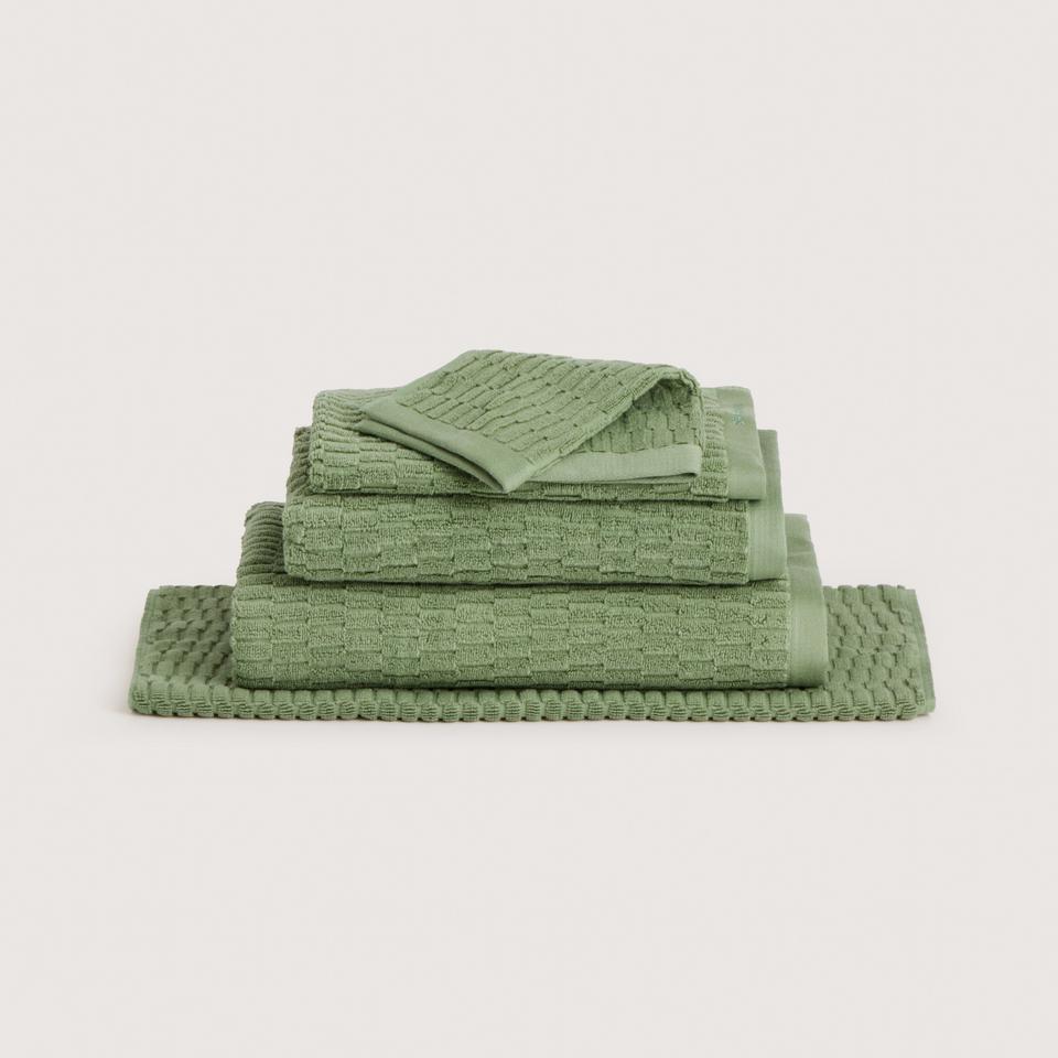 Harrison Towel Collection in spring green