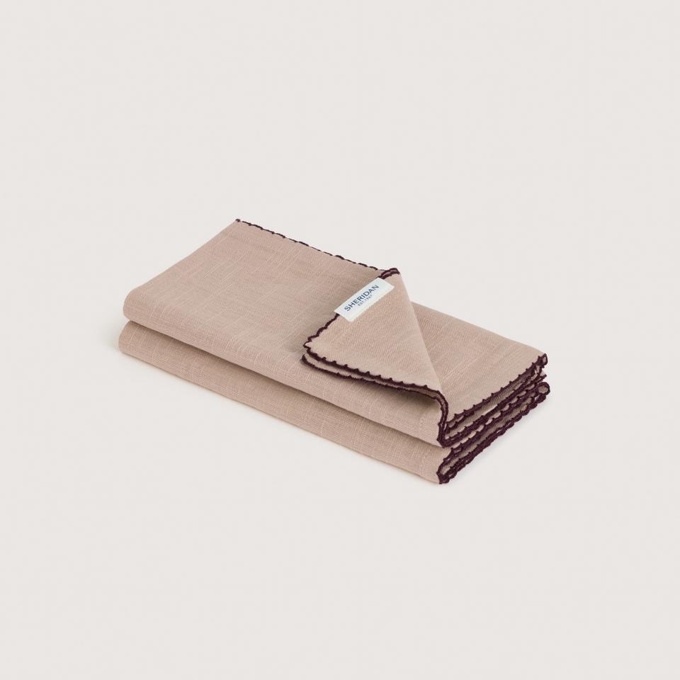 Vina Napkin Set - Two Pack in dune