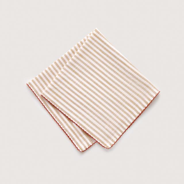 Vina Stripe Napkin Set - Two Pack