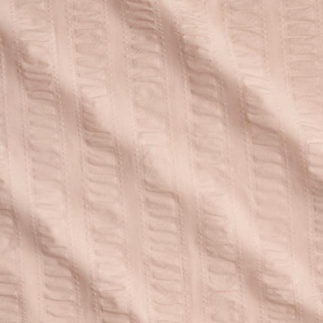 Textures Seersucker Stripe Quilt Cover Set in pink salt